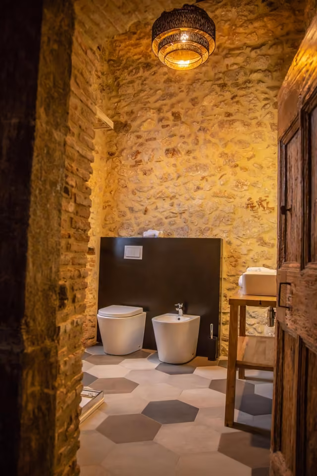 La Rondine — bagno privato della camera